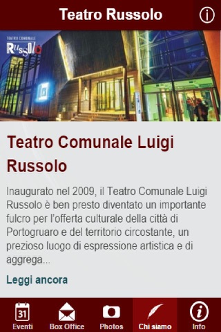 Teatro Russolo screenshot 2
