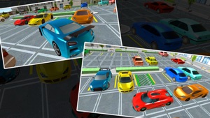 Sports Car Parking Driver Sim 3D screenshot #5 for iPhone