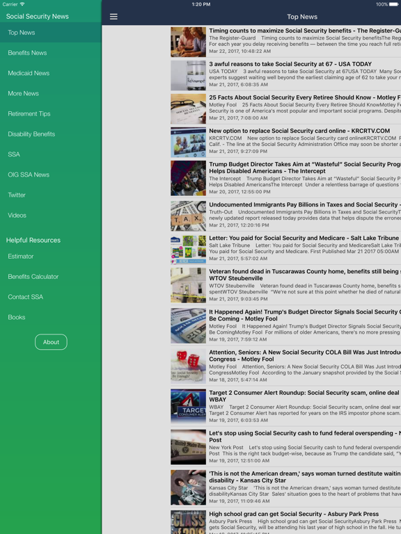 Screenshot #4 pour Social Security News, Benefits & Medicaid Updates