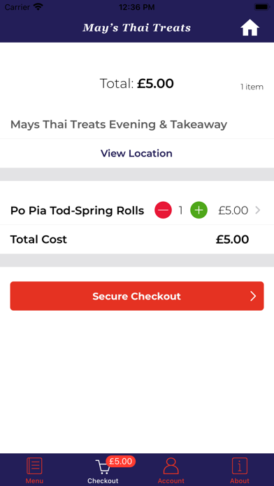 Mays Thai Treats Screenshot