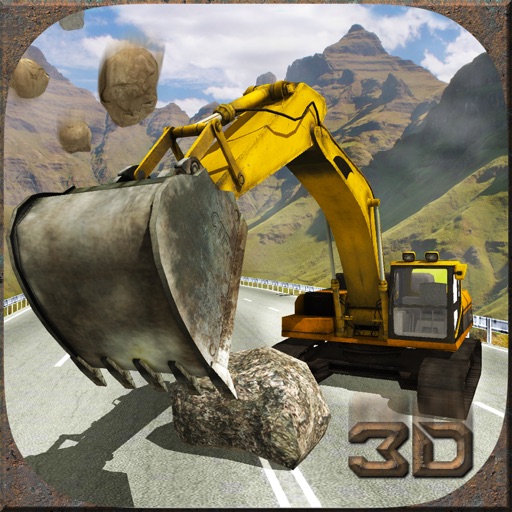 Real Hill Dump Truck & Excavator Crane Simulator icon