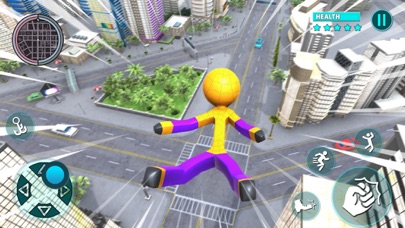 Grand Stickman City Hero Game Screenshot