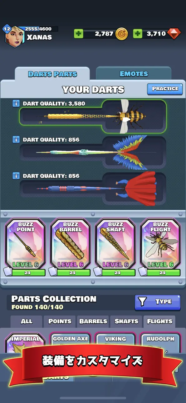 Darts Club iOS Mod IPA [ Debug Menu ] screenshot 3 - iOS game interface
