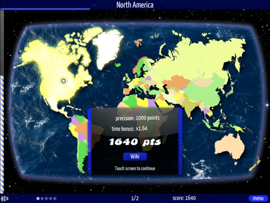 Screenshot #4 pour Speed Geography Lite