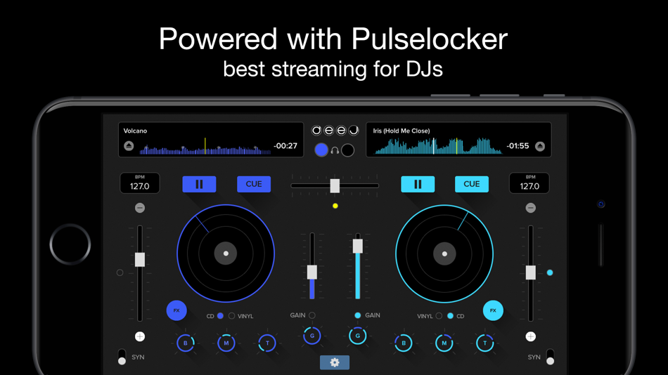 #1. deej - DJ turntable. Mix, record, share your music (iOS) By: InQBarna