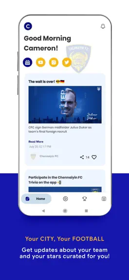 Game screenshot Chennaiyin FC Official App hack