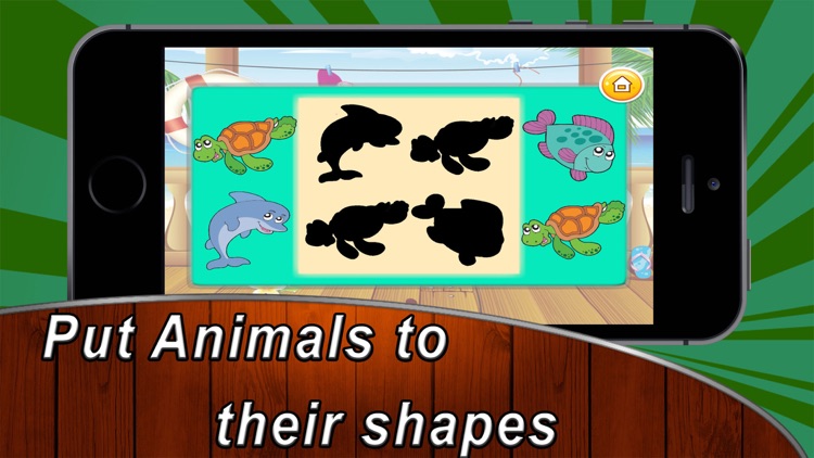 Animal Coloring and Puzzle Game