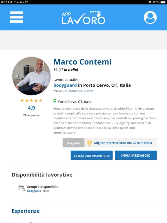Screenshot #6 pour AppLavoro - LAVORO A 5 STELLE!