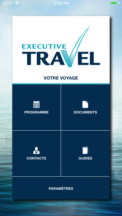 Executive Travel Screenshot
