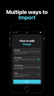 songlist: save music for later iphone screenshot 2
