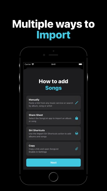 SongList: Save Music for Later