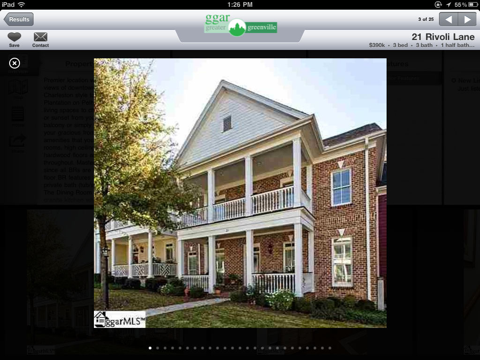 Greater Greenville SC Mobile Real Estate for iPad screenshot 3