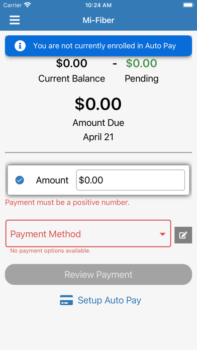Mi-Fiber Screenshot