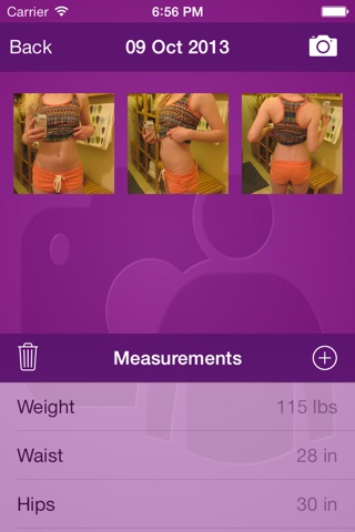 SnapTrackPro - PT photo body change tracking screenshot 3