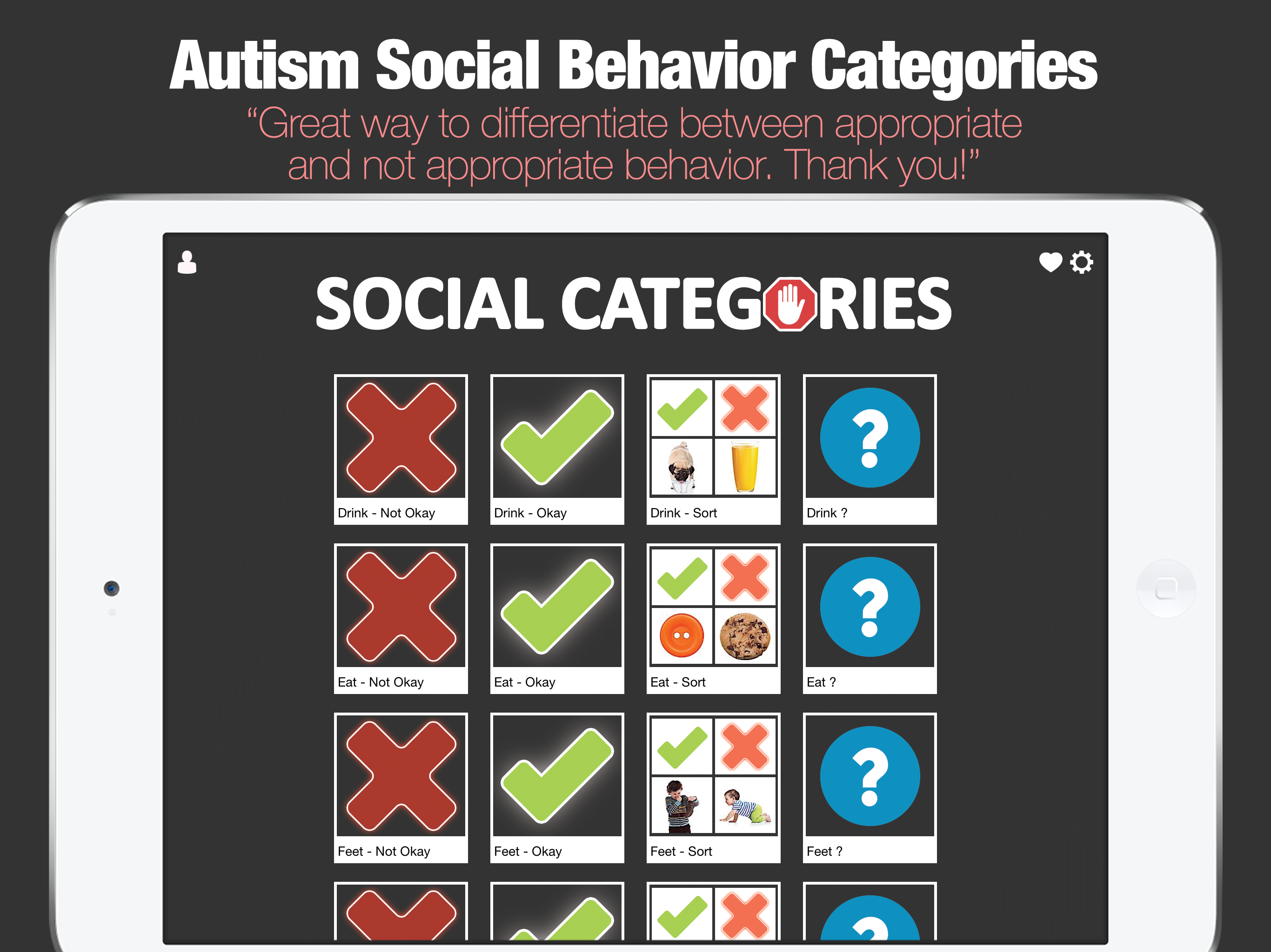 Autism Social Categories and Behaviour App screenshot 6