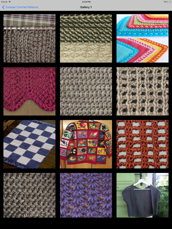 Screenshot #5 pour Free Tunisian Crochet Patterns