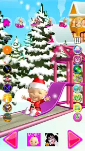 Talking Babsy Baby Xmas Games screenshot #3 for iPhone