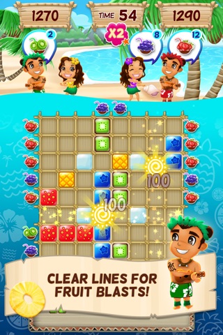 Tropical Blast Puzzle screenshot 2
