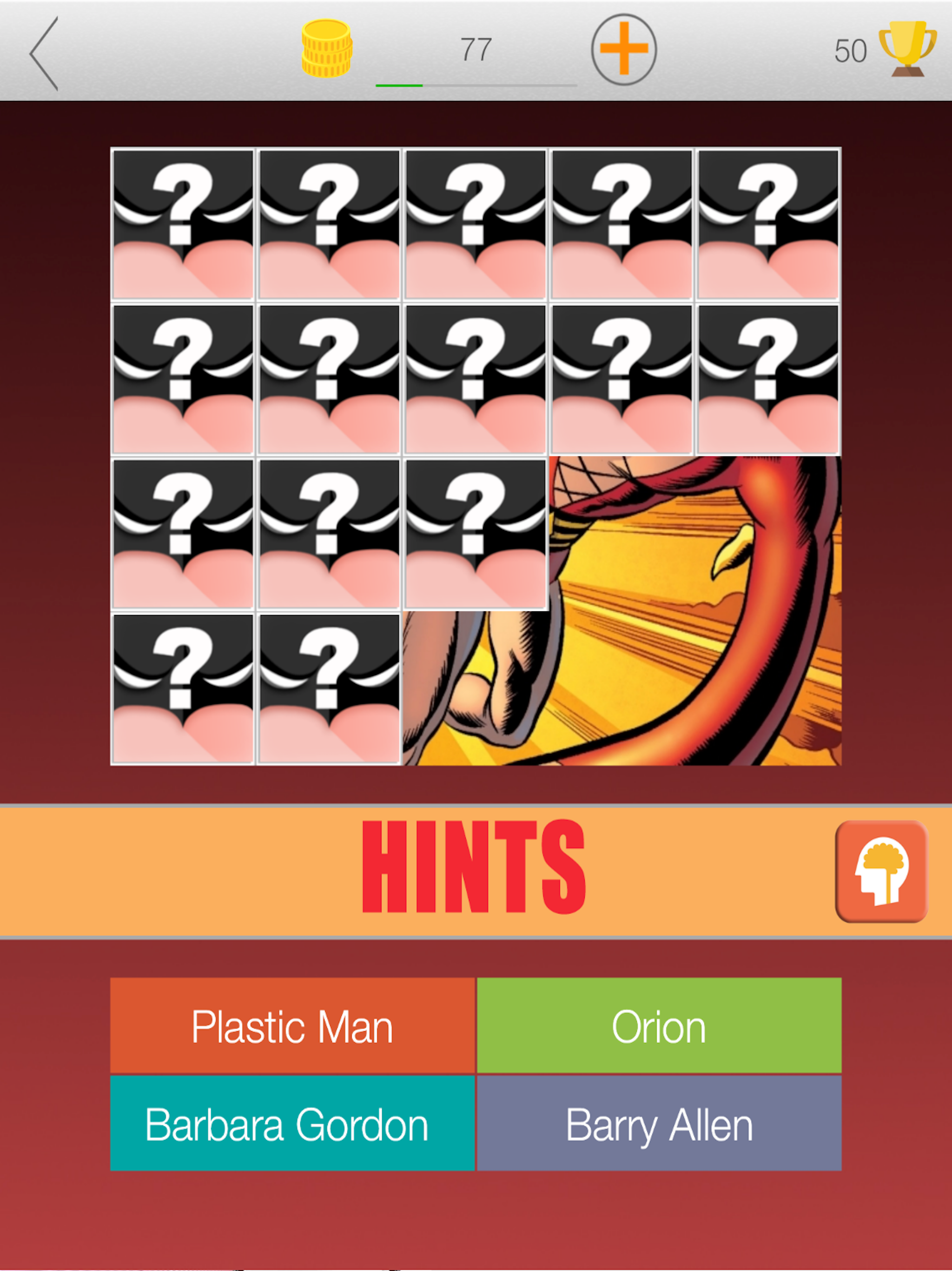 Superhero Quiz Games For Marvel & DC Comics Anime