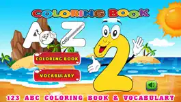 Game screenshot 123 ABC Alphabet Kids Coloring Book Free - Phonics hack