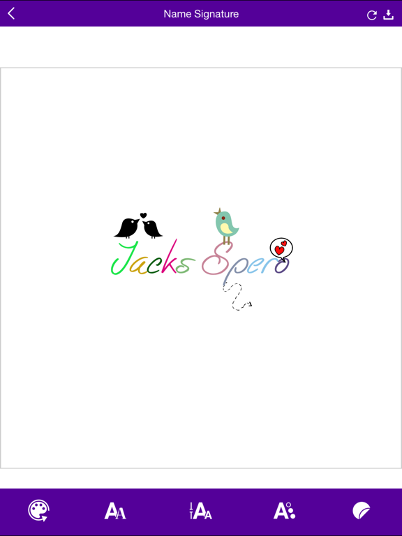 Name Art - Signature Maker iPad screenshot