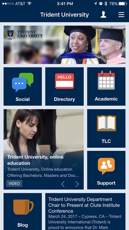 Trident University Mobile App
