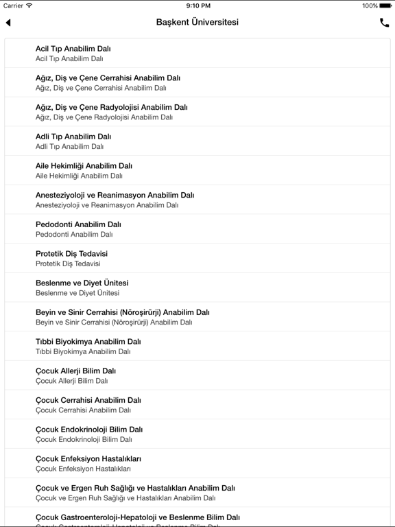Screenshot #4 pour Başkent Üniversitesi Hastaneleri