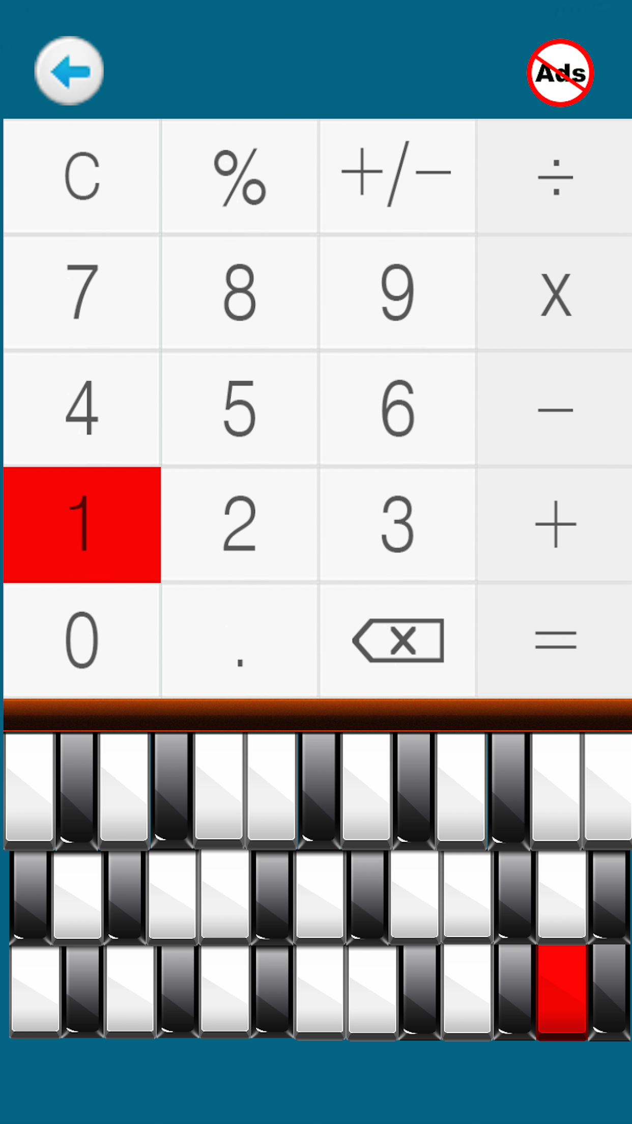 Piano calculator - piano sound