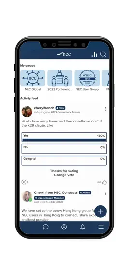 Game screenshot NEC Contracts Community App hack