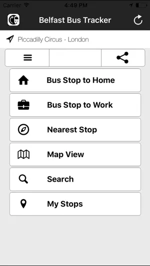 Belfast Bus Tracker screenshot 3