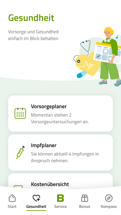 BARMER-App Screenshot