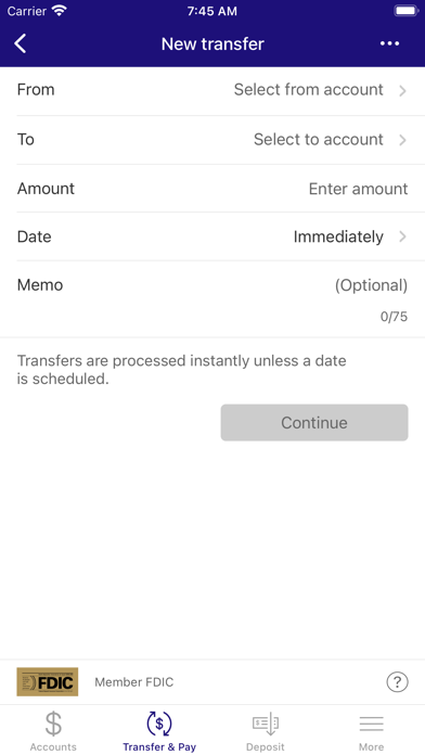 Carver State Bank Mobile App Screenshot