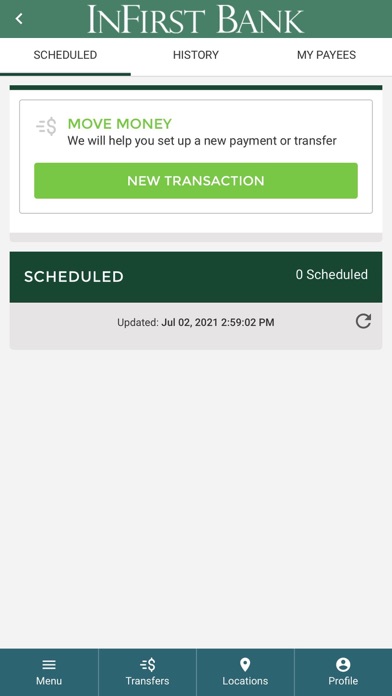 InFirst Bank Mobile Banking Screenshot