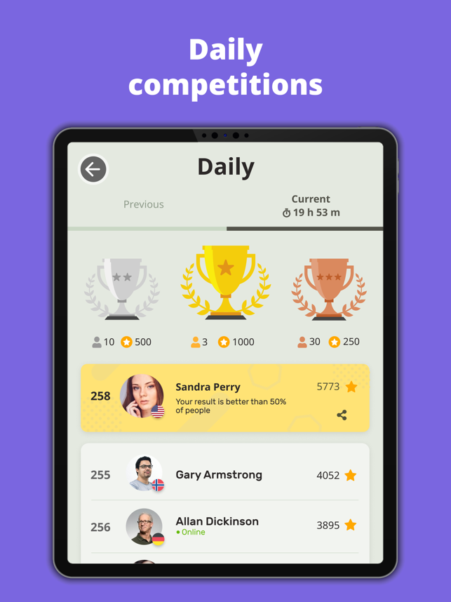 ‎QuizzLand. Quiz & Trivia game Screenshot