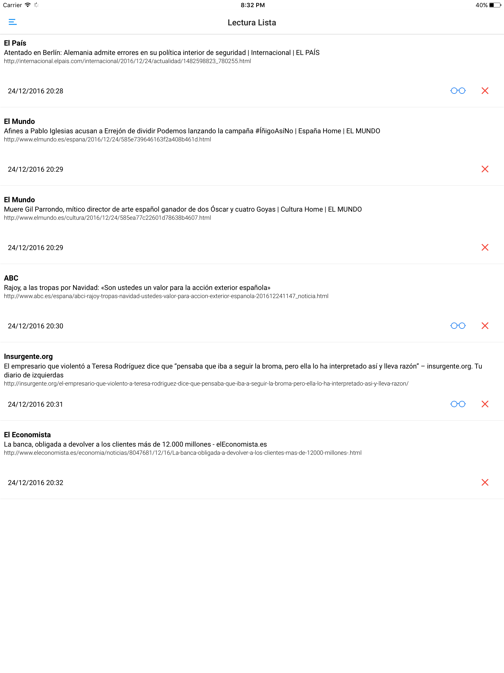 PERIÓDICOS y REVISTAS de ESPAÑA screenshot 9