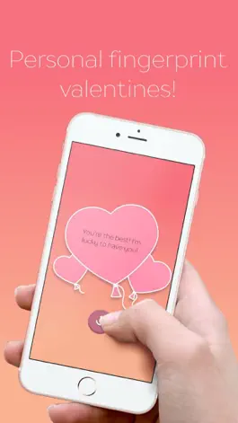 Game screenshot Love scanner: Personal Valentine fingerprint cards apk