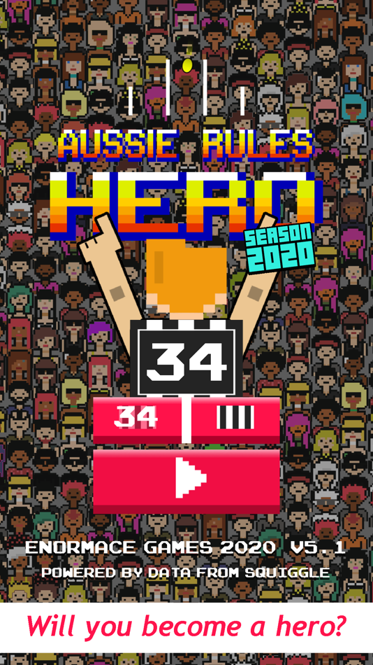 #1. Aussie Rules Hero (iOS) 由: NORMAN ROZENTAL