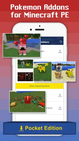 Game screenshot Free Addons for Minecraft PE - add ons for pokemon mod apk