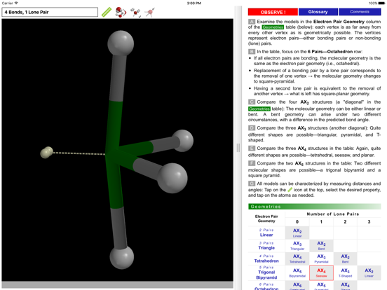 Screenshot #6 pour ODYSSEY VSEPR Theory