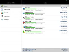 Debt Payoff Assistant iPad image 1