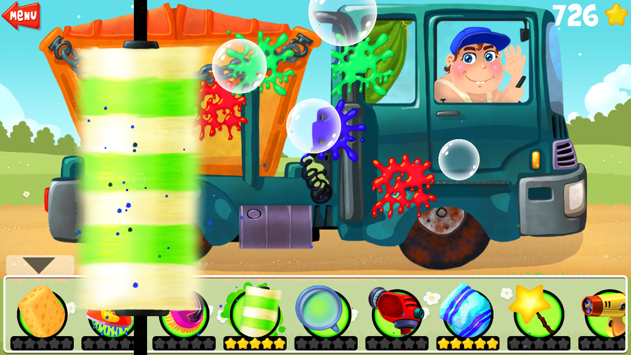 A Free Car Wash Game for Kids and Toddlers