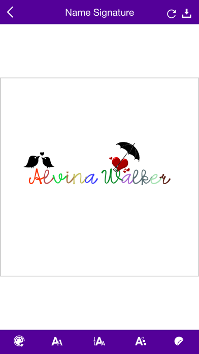 Screenshot #1 pour Name Art - Signature Maker
