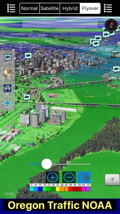 Oregon NOAA Radar with Traffic Cameras 3D Pro screenshot-4