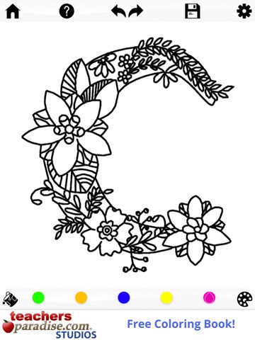 Adult Coloring Books: Alphabetのおすすめ画像3