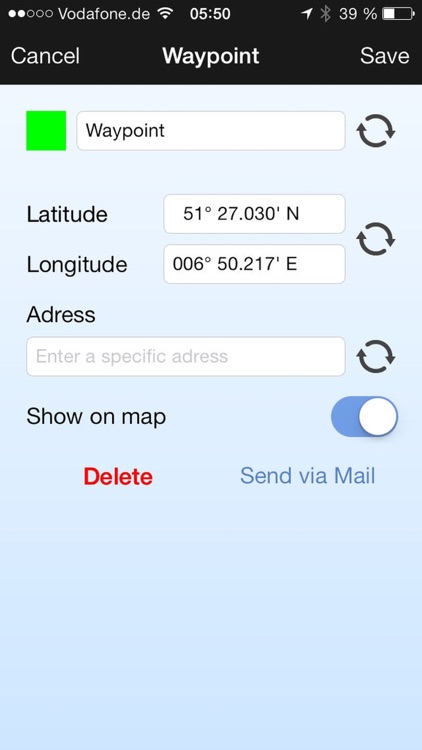 GPS & Maps: Track Coordinates, Compass + Waypoints screenshot-3
