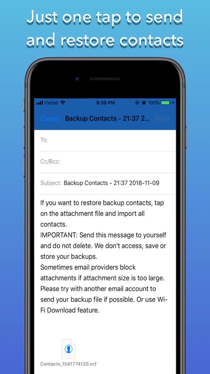 Backup Contacts Cleaner Pro screenshot-3