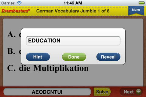 AP German Prep Flashcards Exambusters screenshot 3