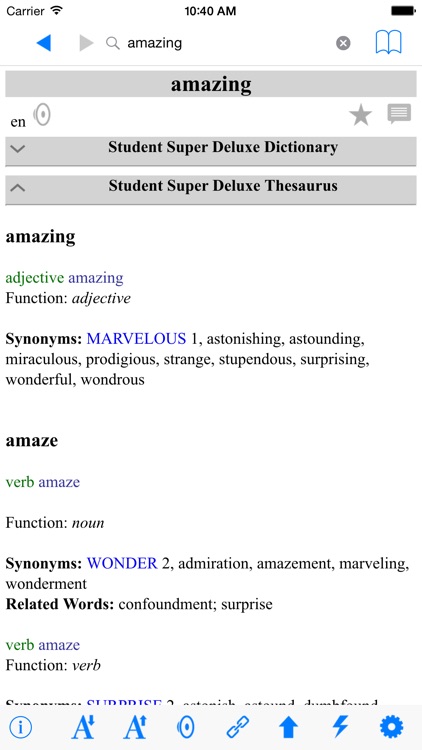 Student Super Deluxe Dictionary And Thesaurus screenshot-3