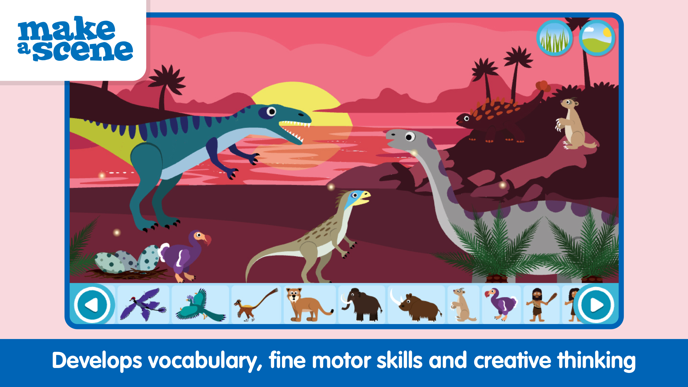Make a Scene: Dinosaurs (Pocket) screenshot 2