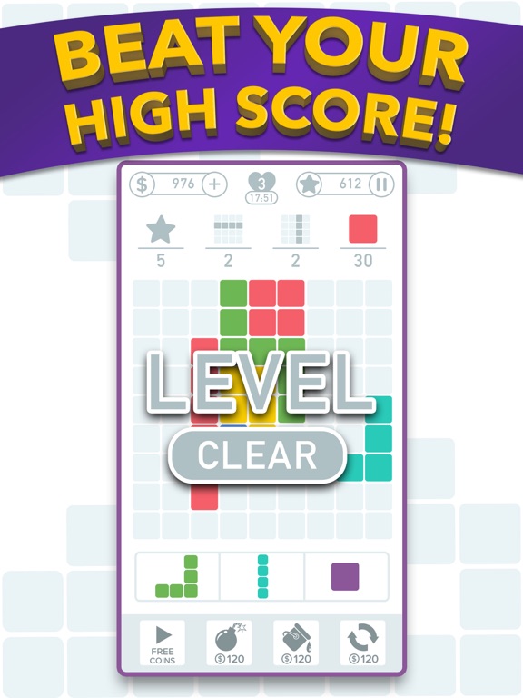 Screenshot #4 for Best Blocks: Block Puzzle Game